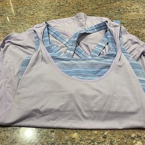 Lululemon Tank and Built-in bra